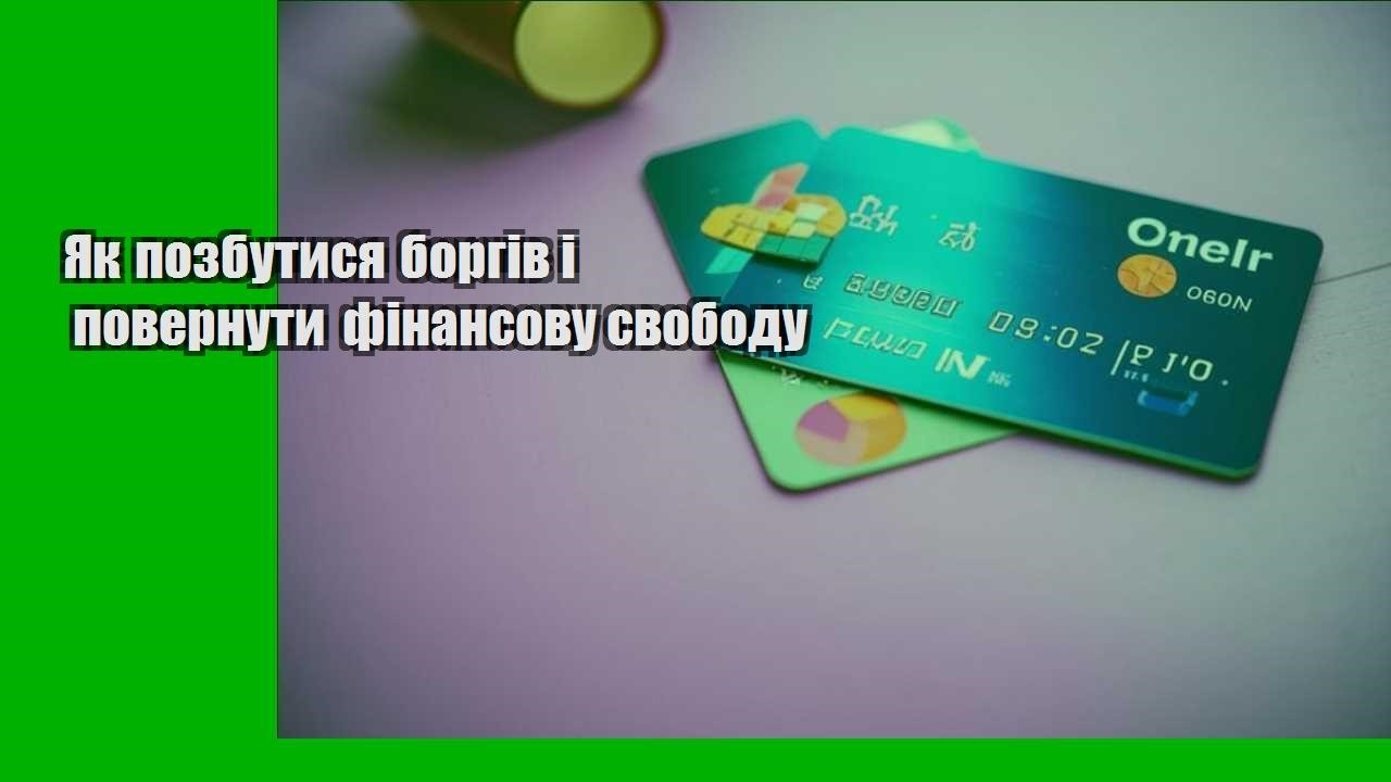 Як позбутися боргів і повернути фінансову свободу