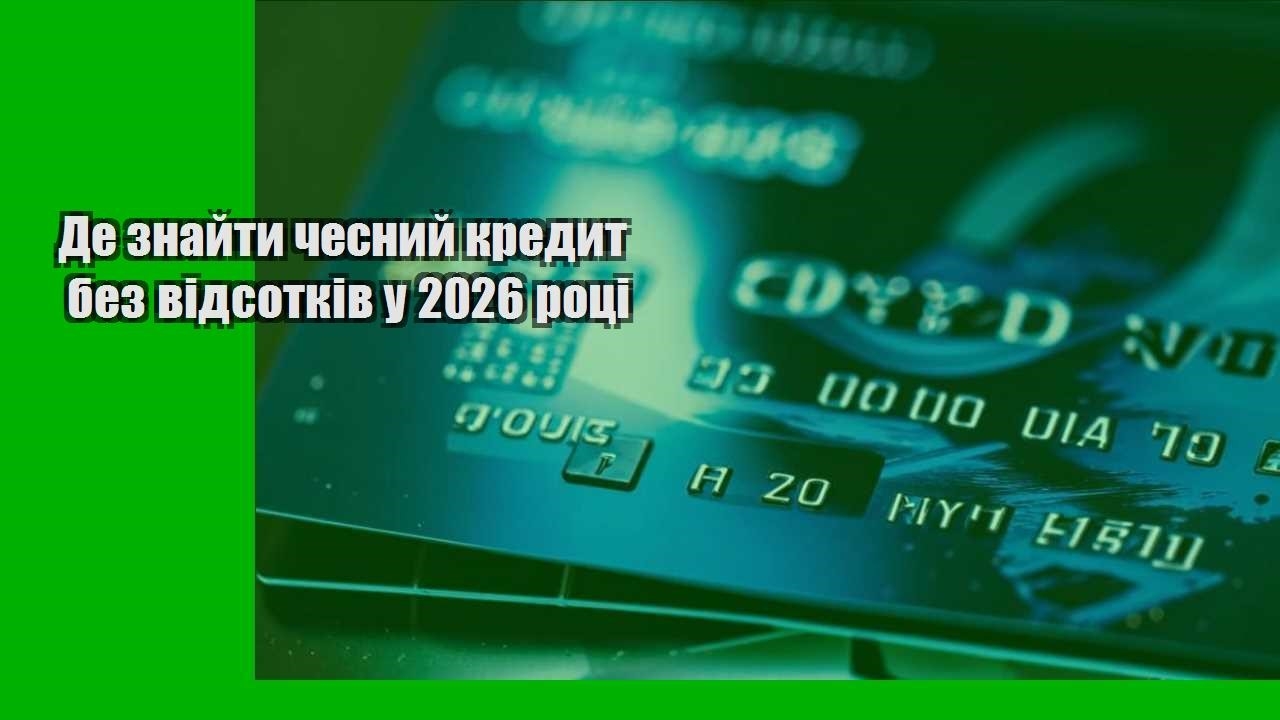 Де знайти чесний кредит без відсотків у 2026 році